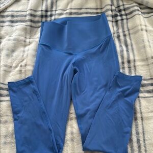 Aerie Offline Blue High-Waisted Leggings no pockets
